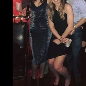 Tight sparkly UO dress with slit